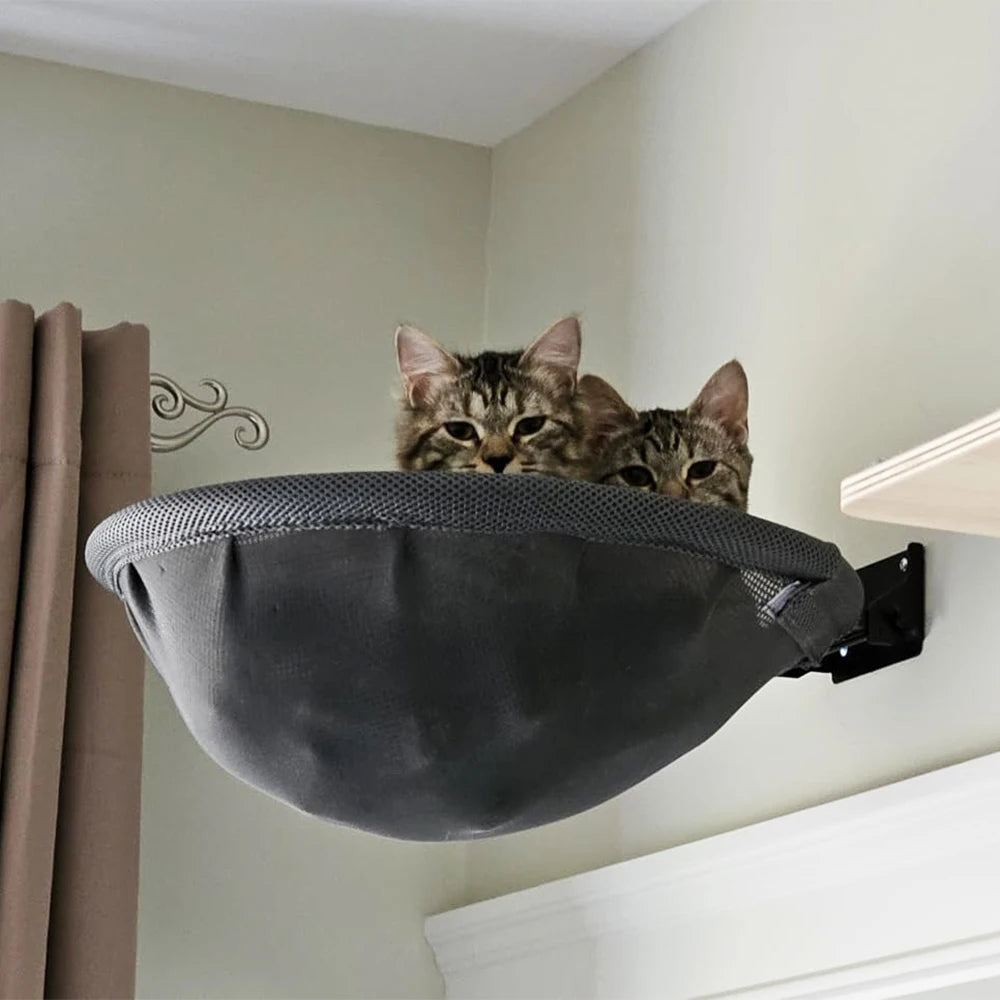 Cat Hammock Wall Mounted Foldable - Breathable Bed for Multi-Activity Use