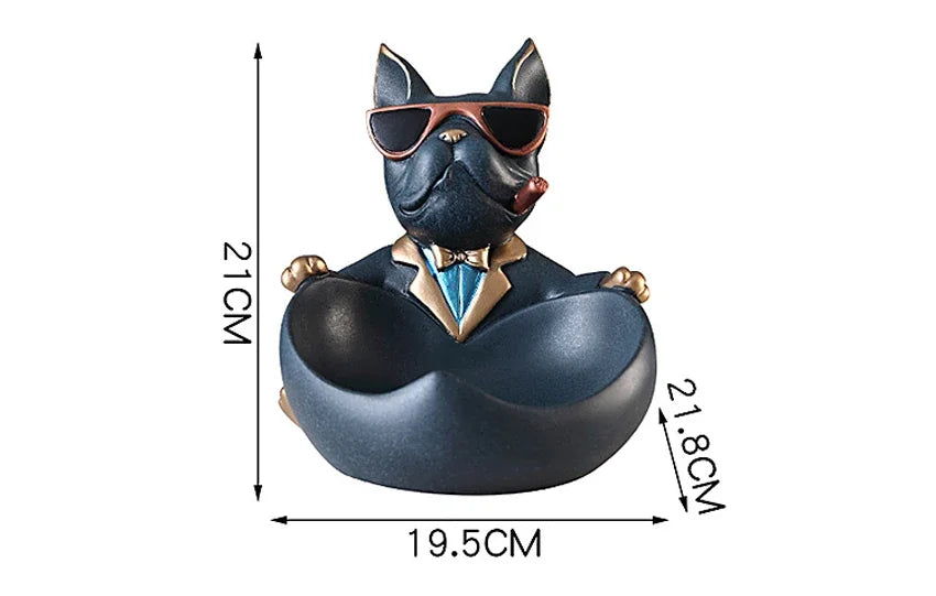 Dog Art Figurine - Beautiful Resin Sculpture