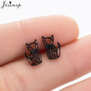 Whimsical Animal Stud Earrings by Tail chasers