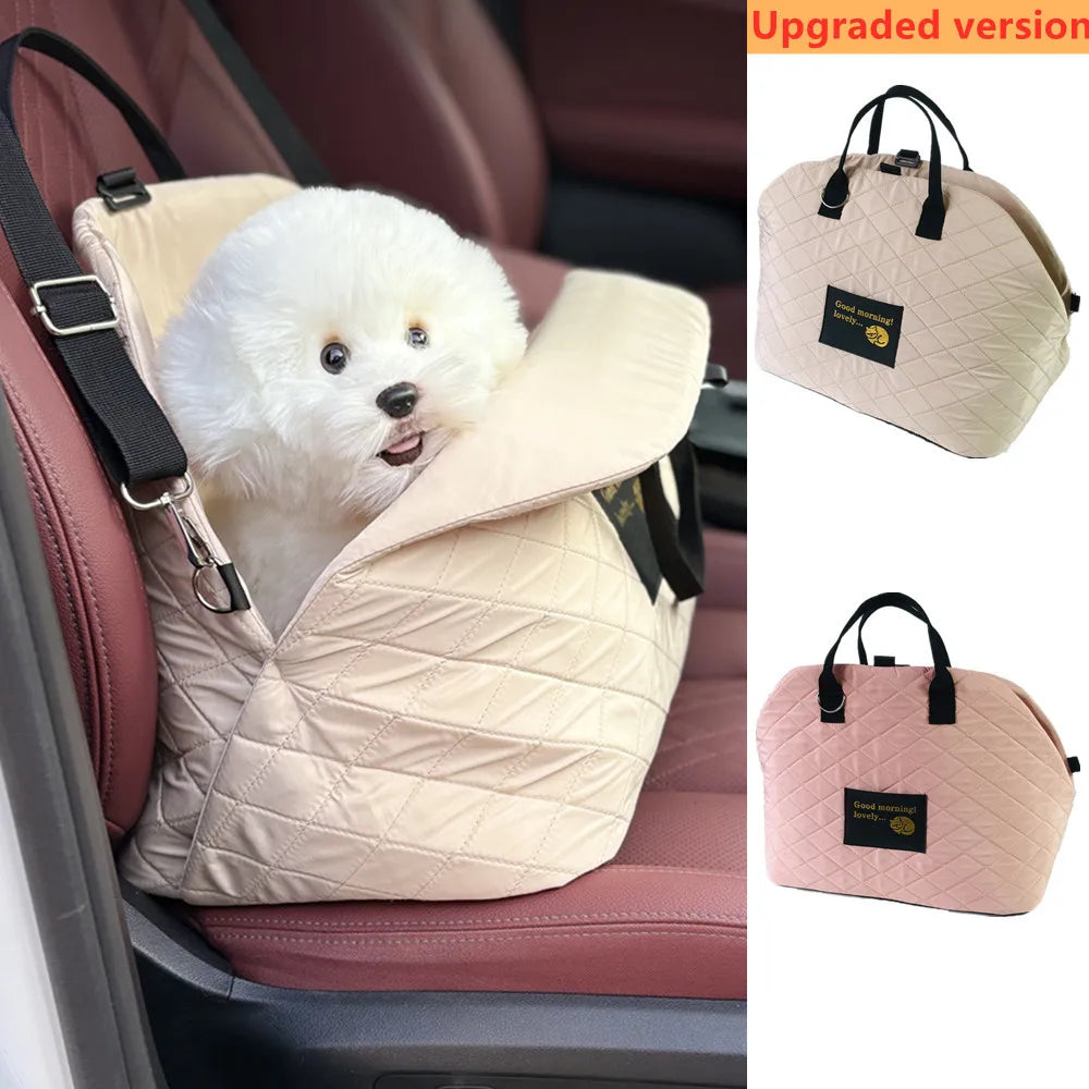 Pet Dog Cat Carrier Bag Portable Warm Kennel Car Seat Control Nonslip Dog Carriers Safe,Puppy Cat Pet Bed Chihuahua Pet Products