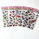 3D Pet Dog & Cat Stickers - 6 Sheets