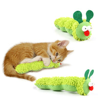 Catnip Caterpillar Chew Toy