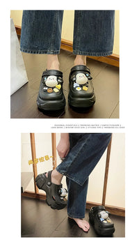 🌸 Cinnamoroll Platform Sandals - Kawaii Thick Sole Summer Paradise for Women