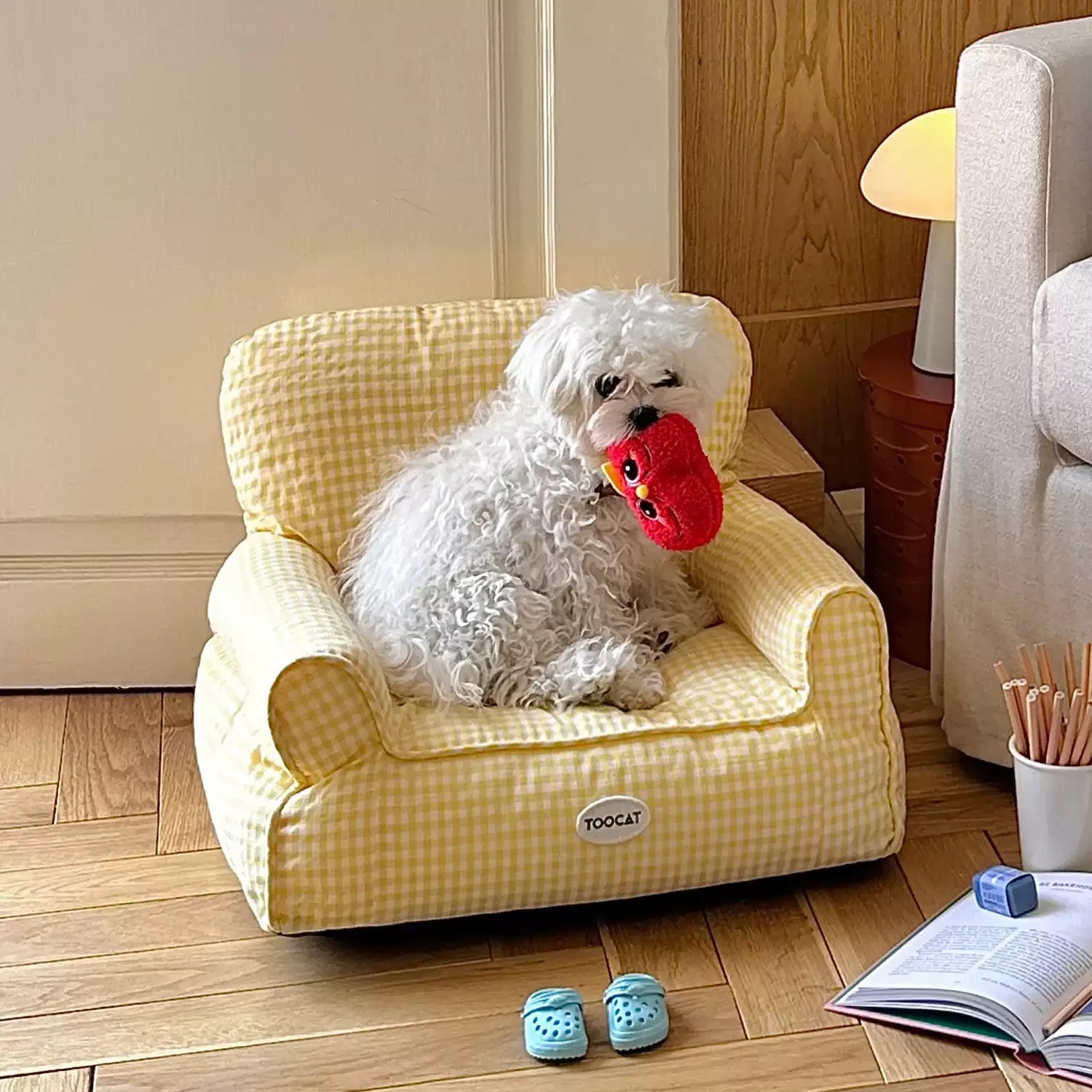 Checkered Pet Sofa Bed