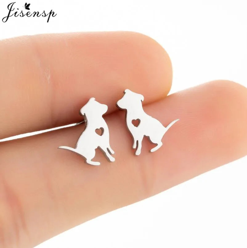 Whimsical Animal Stud Earrings by Tail chasers