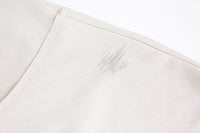 Dog Print Fake Two-Piece Men's Sweatshirt - Retro Patchwork Crew Neck