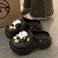 🌸 Cinnamoroll Platform Sandals - Kawaii Thick Sole Summer Paradise for Women