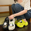 🌸 Cinnamoroll Platform Sandals - Kawaii Thick Sole Summer Paradise for Women