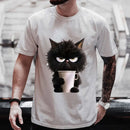 Black Cat Coffee Lover Tee