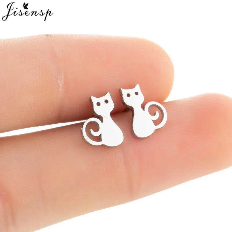 Whimsical Animal Stud Earrings by Tail chasers