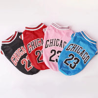 Breathable Dog Basketball Jersey