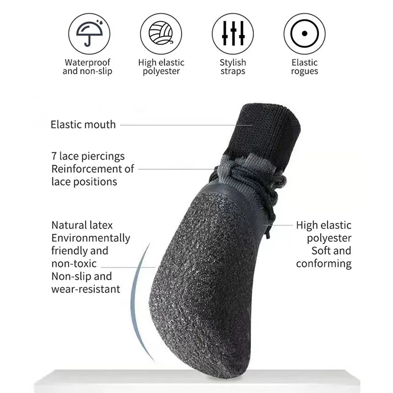 No-Fall-Off Summer Dog Shoes