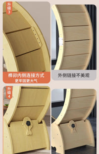 Cat Mute Treadmill Solid Wood Exercise Wheel