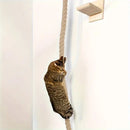 🧗 Franklin's Pick: Wall-Mounted Cat Climbing Rope - Ultimate Space-Saving Vertical Playground
