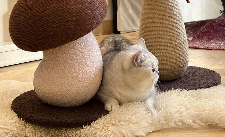 MUSHROOM SCRATCHING TREE