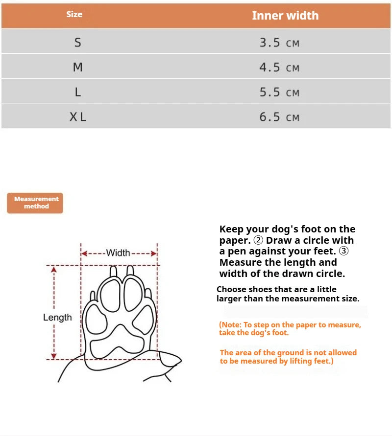 Waterproof Outdoor Dog Walking Shoes