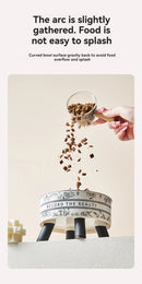 Beautiful Flower-Shaped Cat Bowl