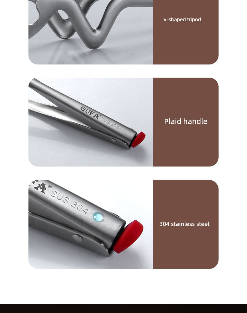 Cat's Paw Multi-Functional Food Clip Tong - Stainless Steel Kitchen Tool