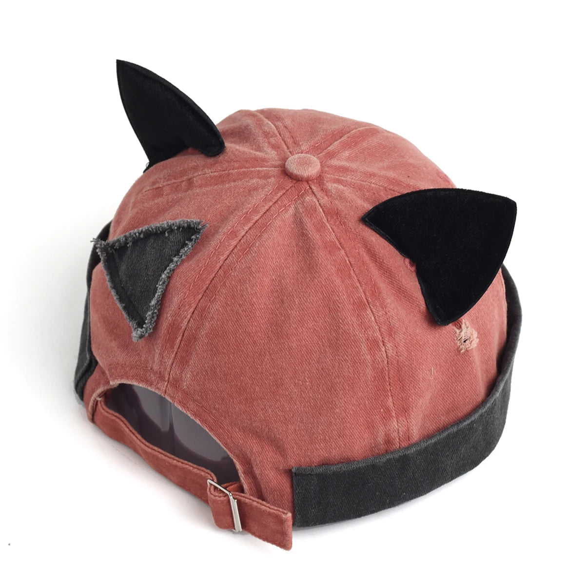 Vintage Cat Ears Brimless Beanie