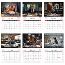 Adorable Cat Art Calendar