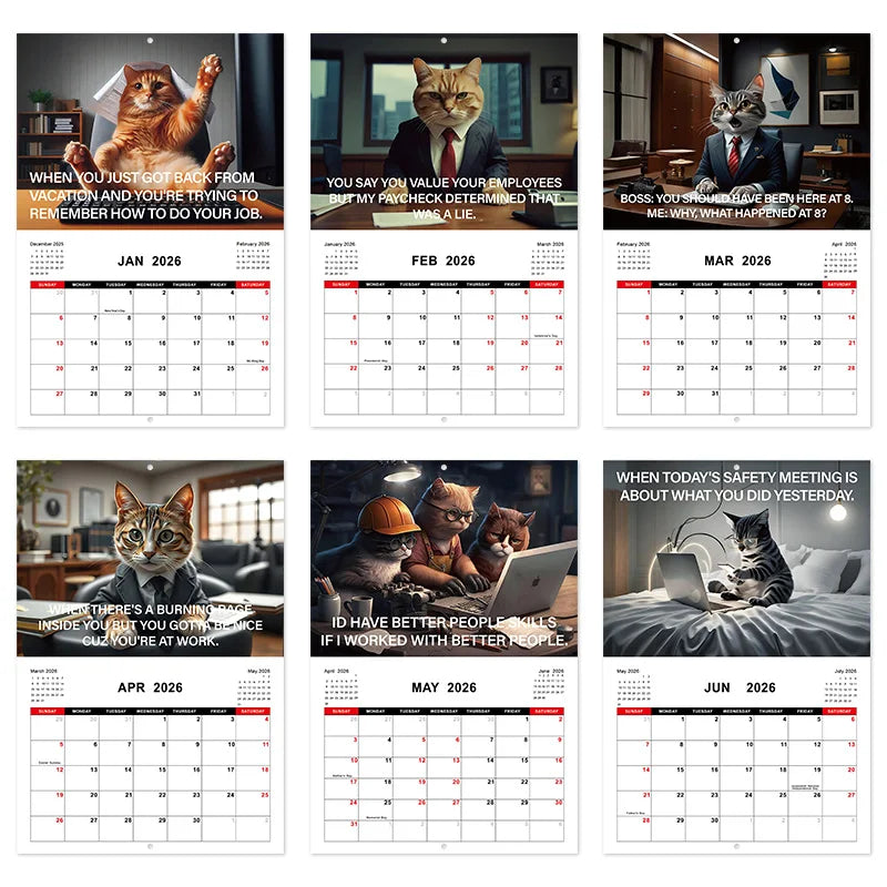 Adorable Cat Art Calendar