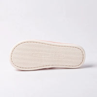 Cat Platform Linen Slippers