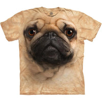 Cute Dog Face 3D Graphics Tee