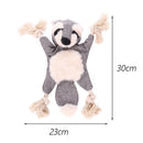 Knotted Animal Squeaky Toy