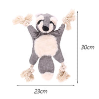 Knotted Animal Squeaky Toy