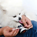 Denim Canvas Dog Sneakers - 4-Piece Waterproof Anti-Slip Booties Set