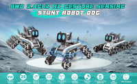 Remote Control Robot Dog | Gesture Sensing,Stunt Rc Cars, Interactive Pocket Emo Robot,Cool Lighting & Music by Tail chasers