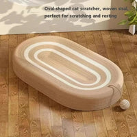 Cat Recliner Lounge - Portable Sisal Scratching Sofa