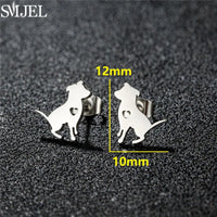Dog Breed Cartoon Stud Earrings - Dachshund, Corgi & Chihuahua Designs