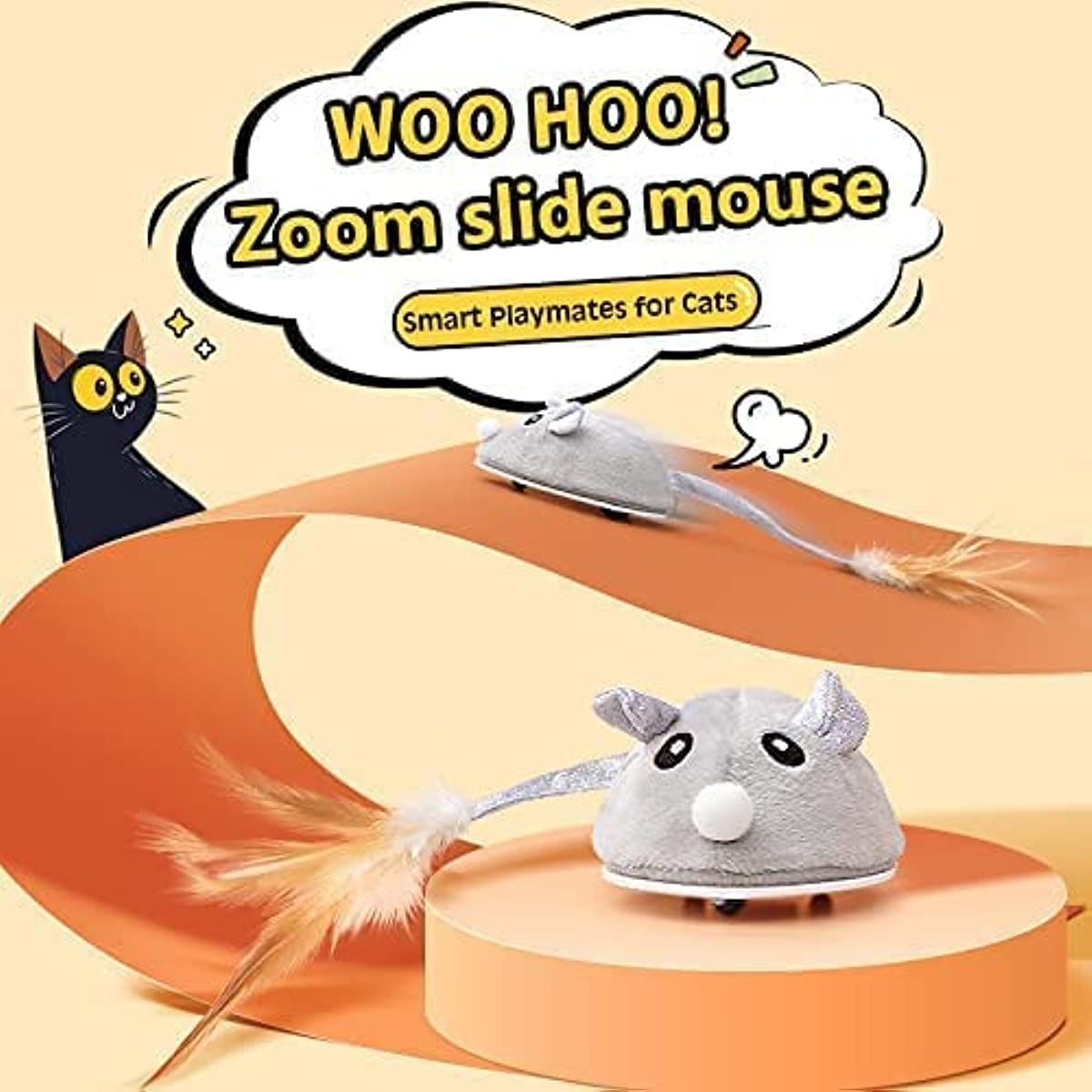 Smart Motion Cat Toy - Auto-Play Entertainment