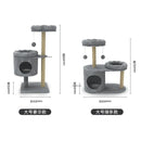 Three-Layer Cat Tree House - Multi-Level Scratching & Activity Center
