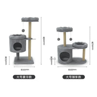 Three-Layer Cat Tree House - Multi-Level Scratching & Activity Center