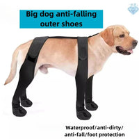 🥾 Waterproof Dog Boots - Ultimate All-Weather Paw Protectors with Non-Slip Grip