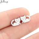 Whimsical Animal Stud Earrings by Tail chasers