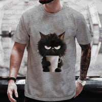 Black Cat Coffee Lover Tee