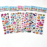 3D Pet Dog & Cat Stickers - 6 Sheets