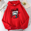 Abstract Cat Work Machine Sweatshirt - 2025 Cartoon Comfort Pullover