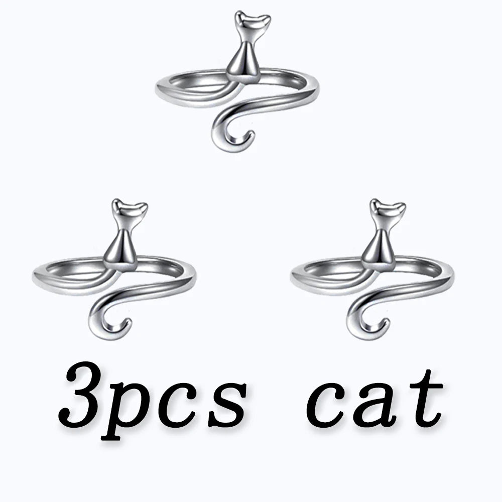 Protective Cat Ears Crochet Ring