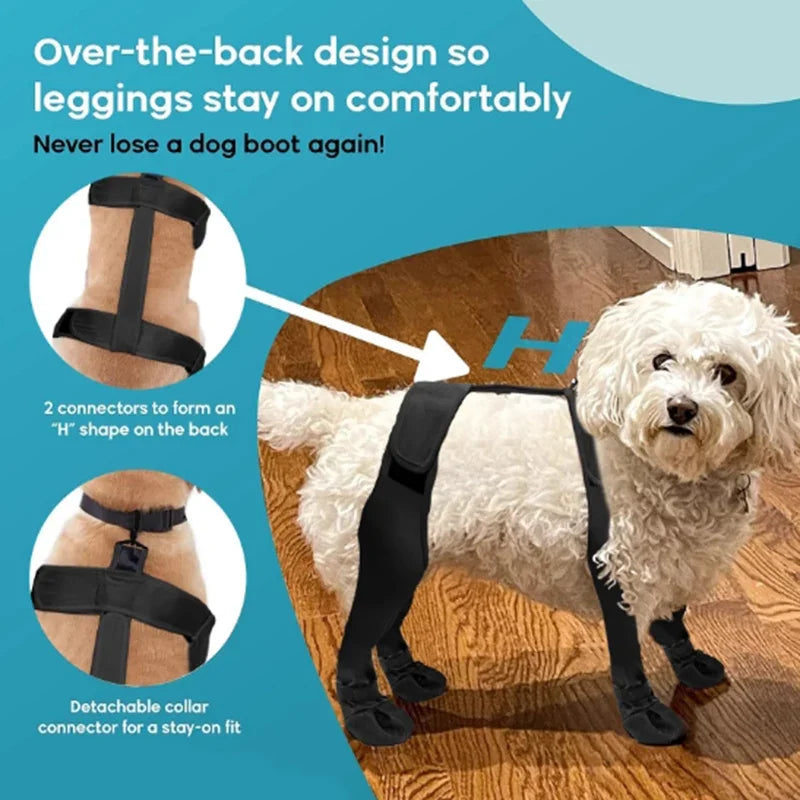 🥾 Waterproof Dog Boots - Ultimate All-Weather Paw Protectors with Non-Slip Grip