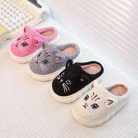 Cozy Winter Cat Slippers