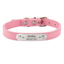 Personalized Engraved Leather Dog Collar