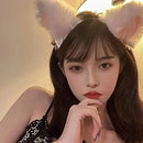 Cat Ear Cosplay Costume Set - Anime Headband & Claw Gloves with Bell