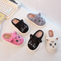 Cozy Winter Cat Slippers