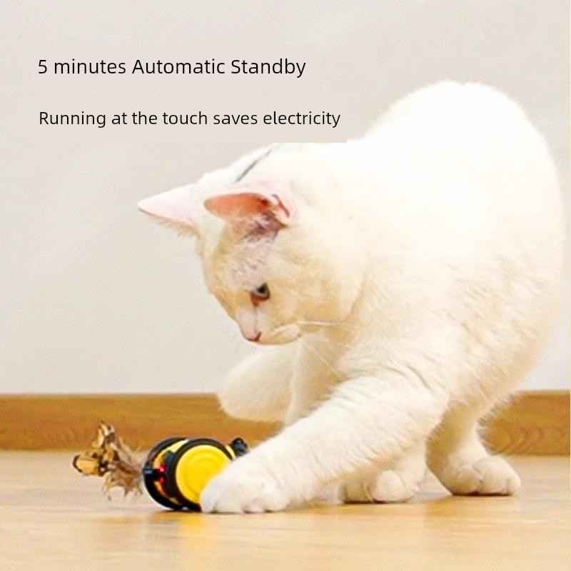 Smart Electric Cat Toy - Little Bee Running Car Teaser