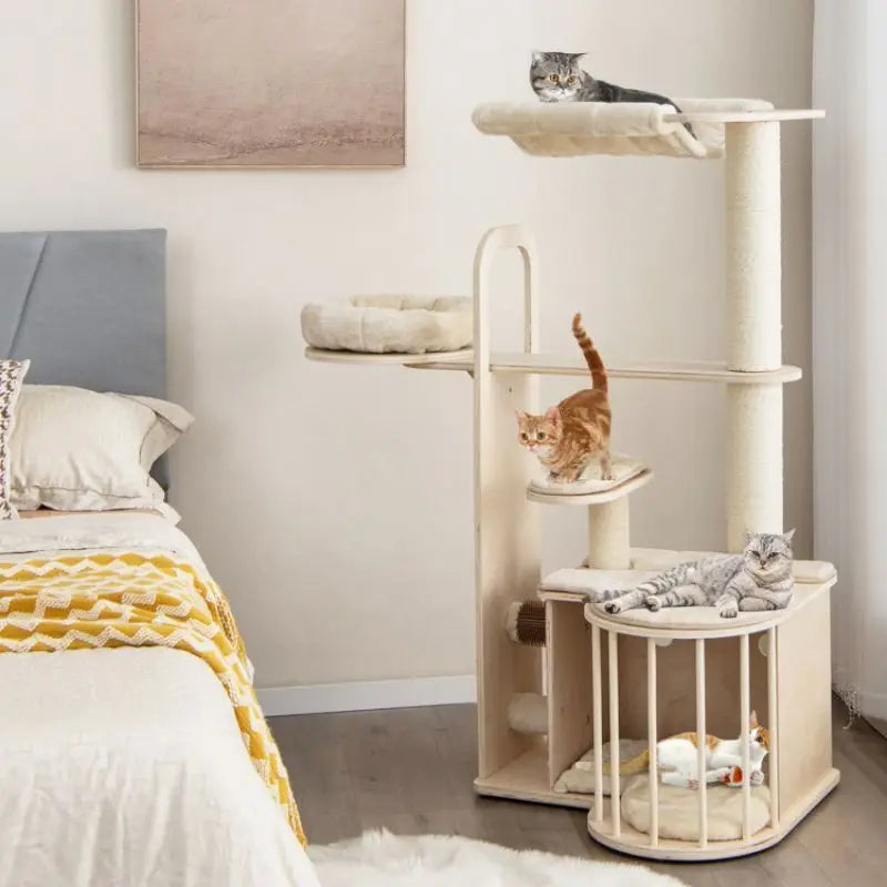 Multi-Level 55-Inch Tall Cat Tree