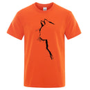 Cool Cat Print Men's T-Shirt